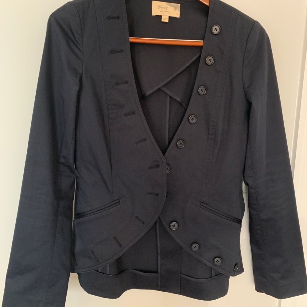 Elizabeth and James Vintage Black Jacket